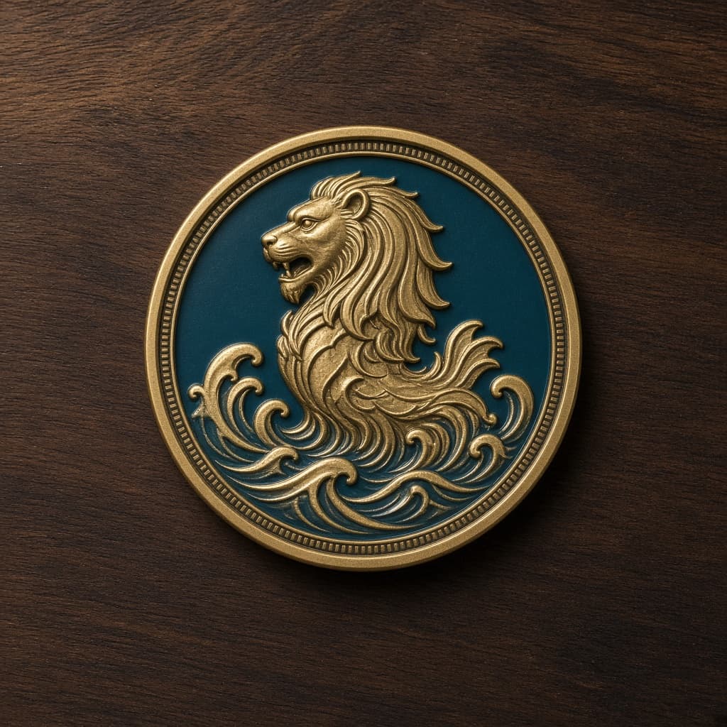 Singapore Harbor Coin